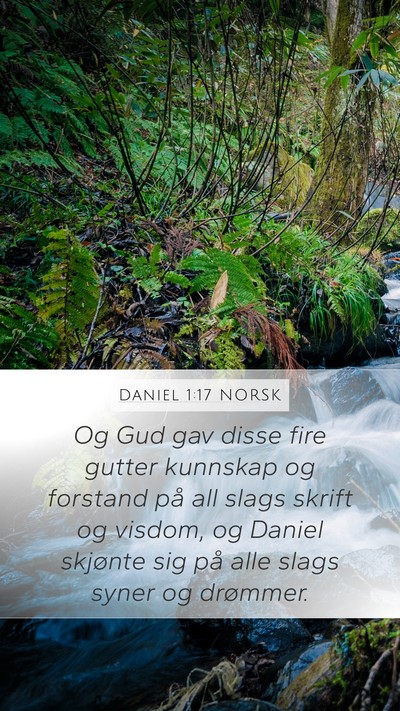 Daniel 1:17 NORSK Bible Verse Image