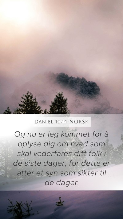 Daniel 10:14 NORSK Bible Verse Image