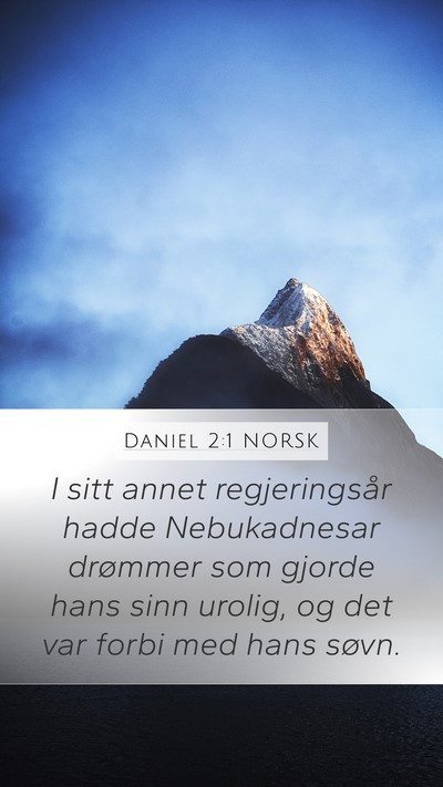 Daniel 2:1 NORSK Bible Verse Image