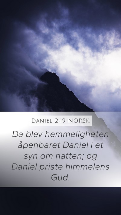 Daniel 2:19 NORSK Bible Verse Image