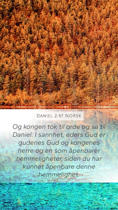 Daniel 2:47 NORSK Bible Verse Image