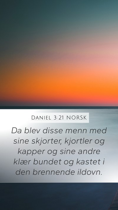 Daniel 3:21 NORSK Bible Verse Image