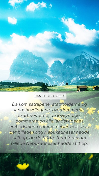 Daniel 3:3 NORSK Bible Verse Image