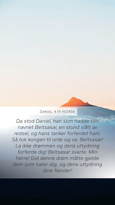 Daniel 4:19 NORSK Bible Verse Image