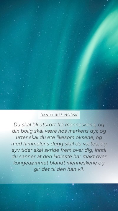 Daniel 4:25 NORSK Bible Verse Image