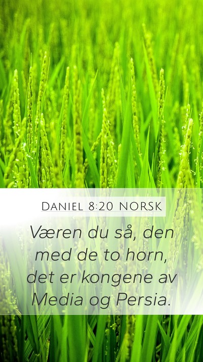 Daniel 8:20 NORSK Bible Verse Image