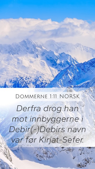 Dommerne 1:11 NORSK Bible Verse Image