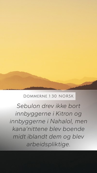 Dommerne 1:30 NORSK Bible Verse Image