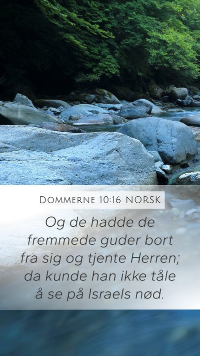 Dommerne 10:16 NORSK Bible Verse Image