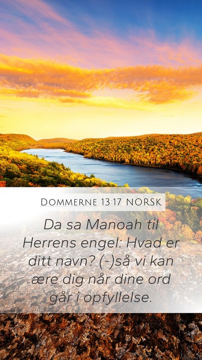 Dommerne 13:17 NORSK Bible Verse Image