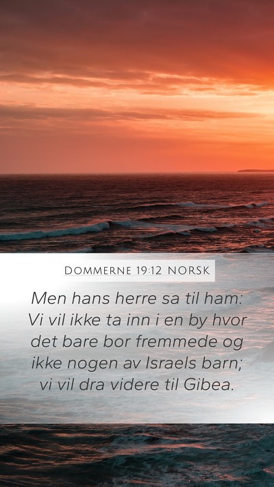 Dommerne 19:12 NORSK Bible Verse Image