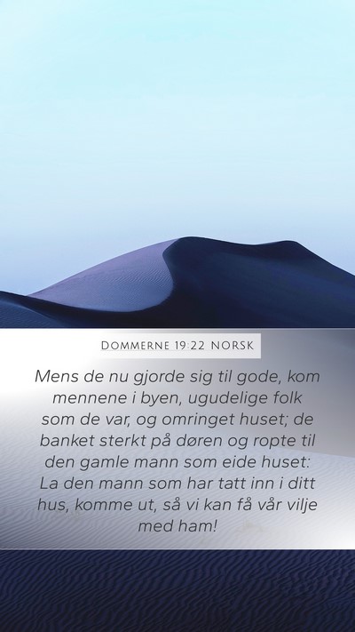 Dommerne 19:22 NORSK Bible Verse Image