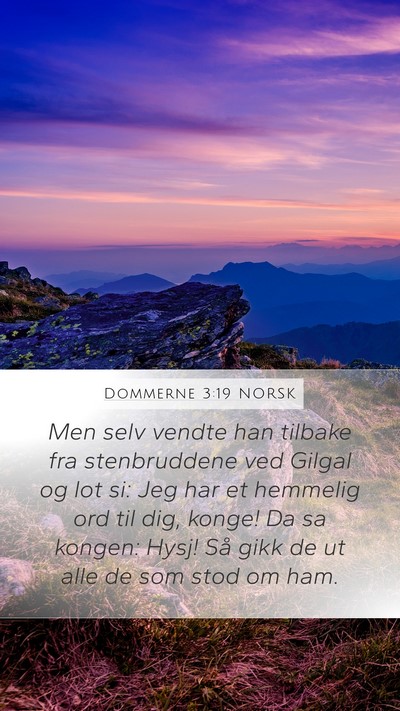 Dommerne 3:19 NORSK Bible Verse Image