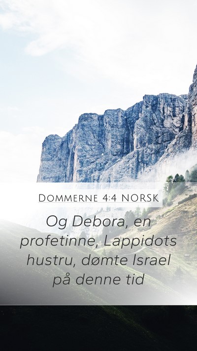 Dommerne 4:4 NORSK Bible Verse Image