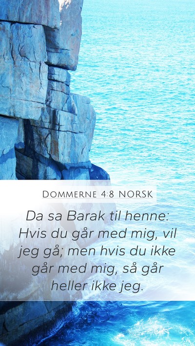 Dommerne 4:8 NORSK Bible Verse Image