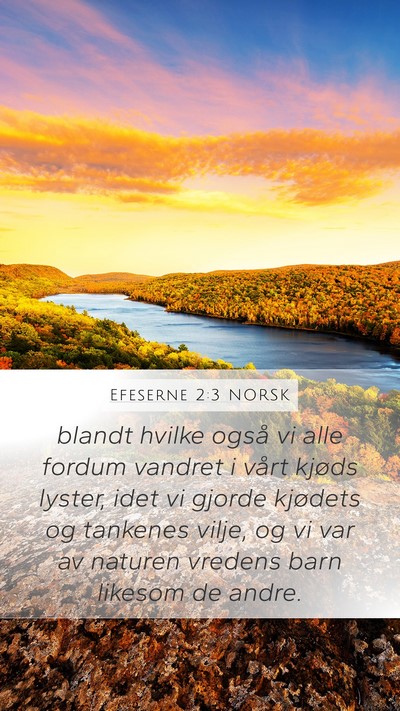Efeserne 2:3 NORSK Bible Verse Image