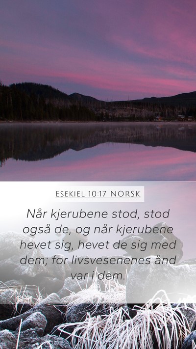 Esekiel 10:17 NORSK Bible Verse Image