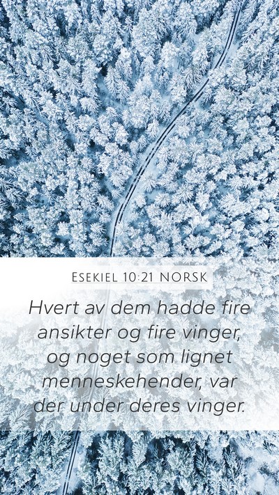 Esekiel 10:21 NORSK Bible Verse Image