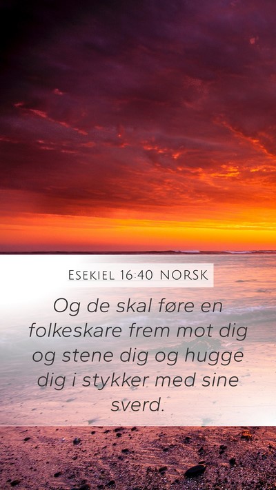 Esekiel 16:40 NORSK Bible Verse Image