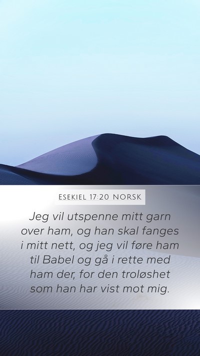 Esekiel 17:20 NORSK Bible Verse Image