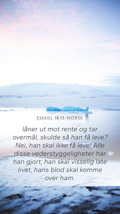 Esekiel 18:13 NORSK Bible Verse Image