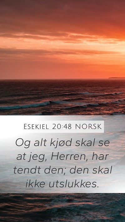 Esekiel 20:48 NORSK Bible Verse Image
