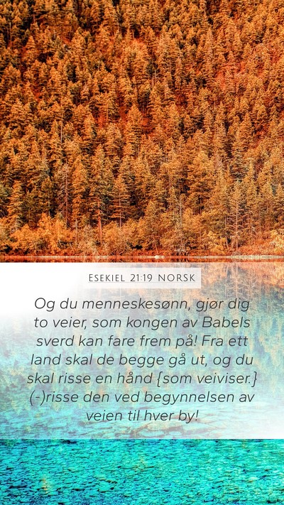 Esekiel 21:19 NORSK Bible Verse Image