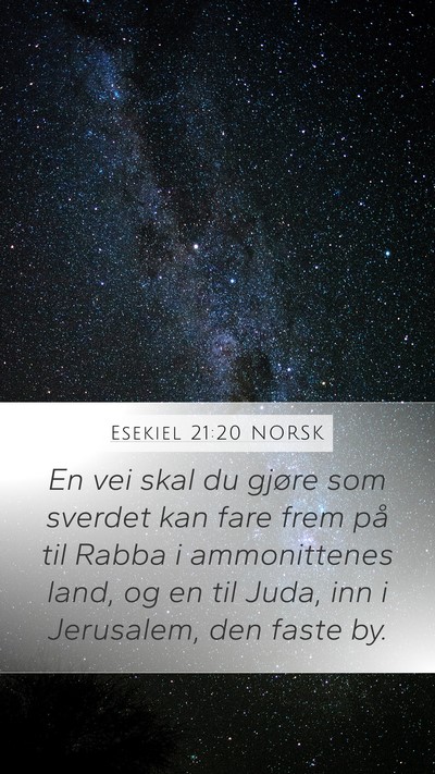 Esekiel 21:20 NORSK Bible Verse Image