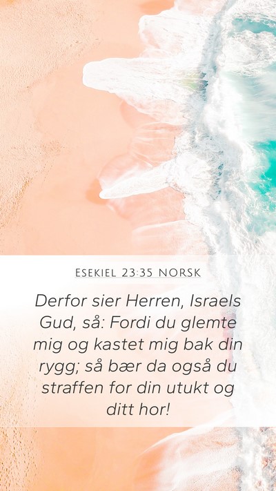 Esekiel 23:35 NORSK Bible Verse Image