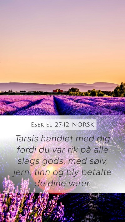 Esekiel 27:12 NORSK Bible Verse Image
