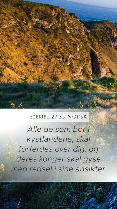 Esekiel 27:35 NORSK Bible Verse Image