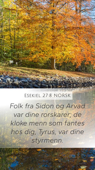 Esekiel 27:8 NORSK Bible Verse Image