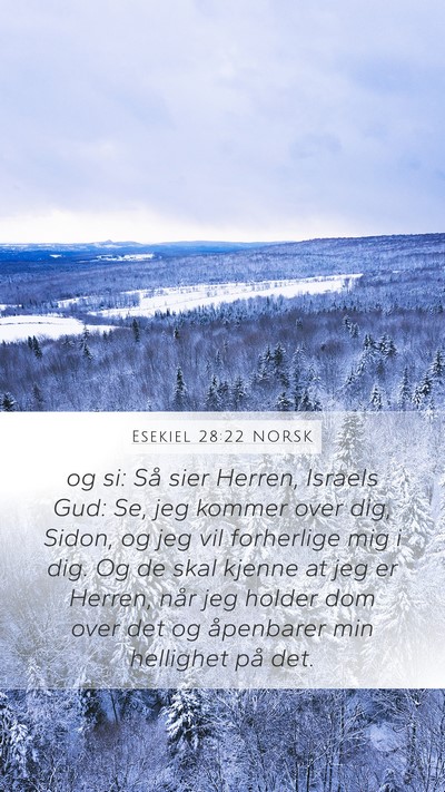 Esekiel 28:22 NORSK Bible Verse Image
