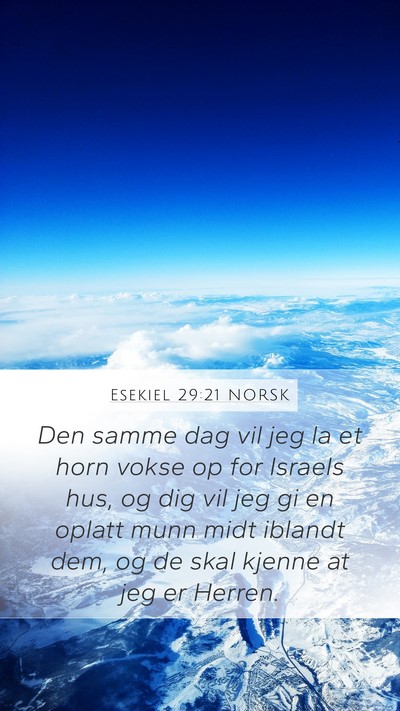 Esekiel 29:21 NORSK Bible Verse Image