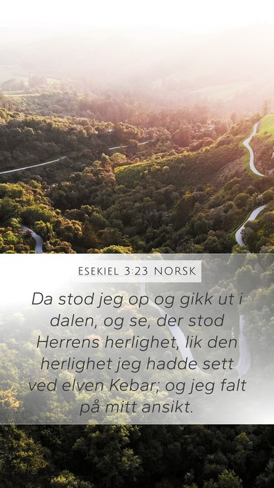 Esekiel 3:23 NORSK Bible Verse Image