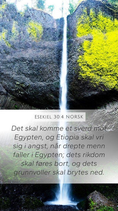 Esekiel 30:4 NORSK Bible Verse Image