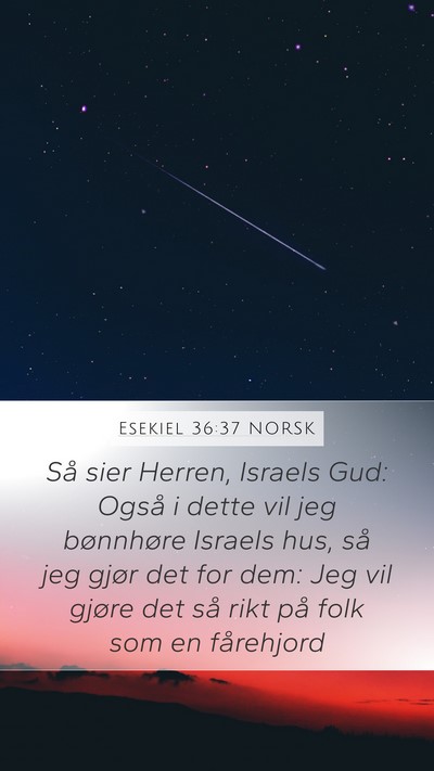 Esekiel 36:37 NORSK Bible Verse Image