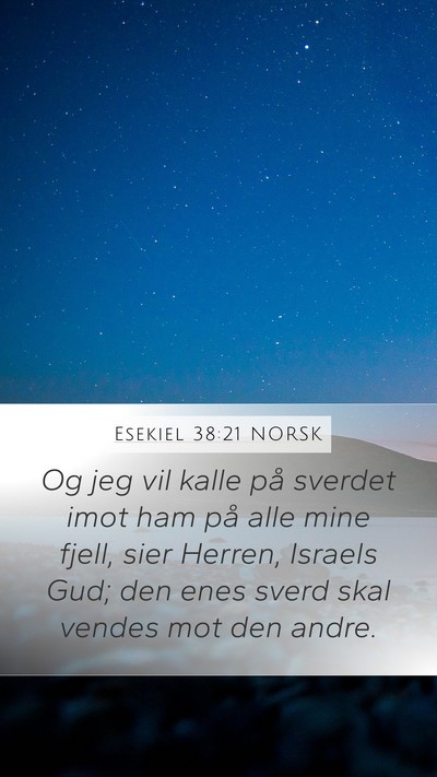 Esekiel 38:21 NORSK Bible Verse Image