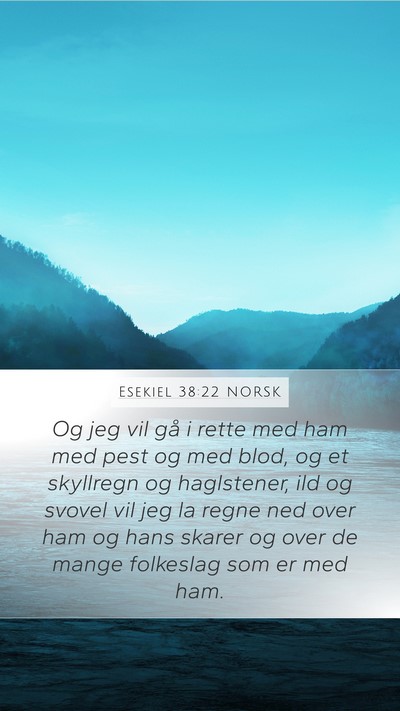 Esekiel 38:22 NORSK Bible Verse Image