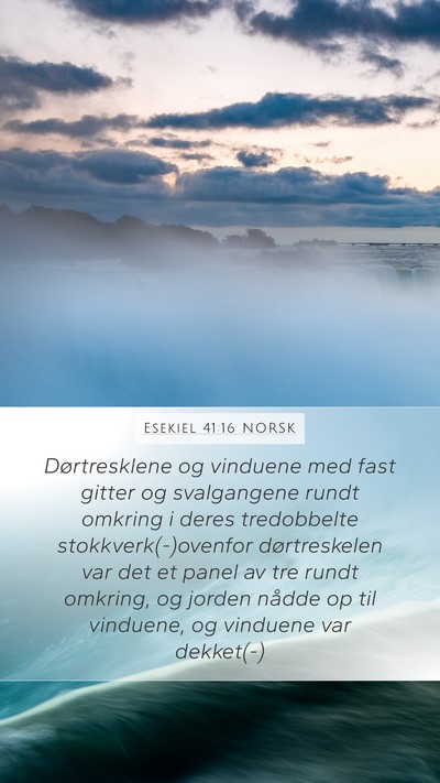 Esekiel 41:16 NORSK Bible Verse Image