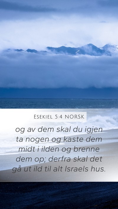 Esekiel 5:4 NORSK Bible Verse Image