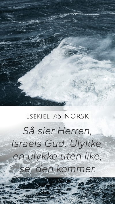 Esekiel 7:5 NORSK Bible Verse Image