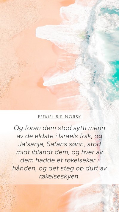 Esekiel 8:11 NORSK Bible Verse Image