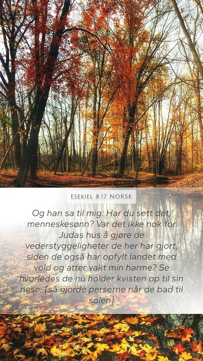 Esekiel 8:17 NORSK Bible Verse Image