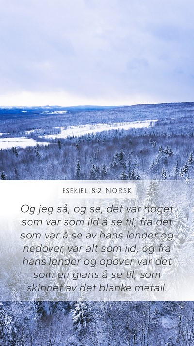 Esekiel 8:2 NORSK Bible Verse Image