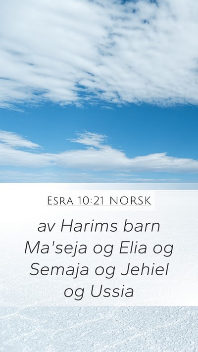 Esra 10:21 NORSK Bible Verse Image