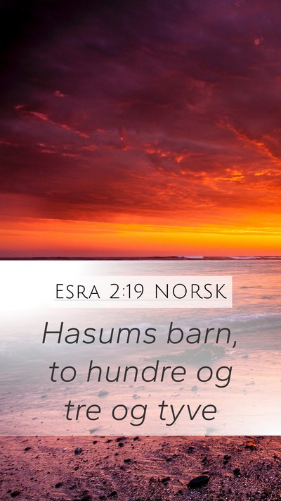 Esra 2:19 NORSK Bible Verse Image