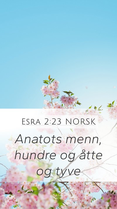 Esra 2:23 NORSK Bible Verse Image