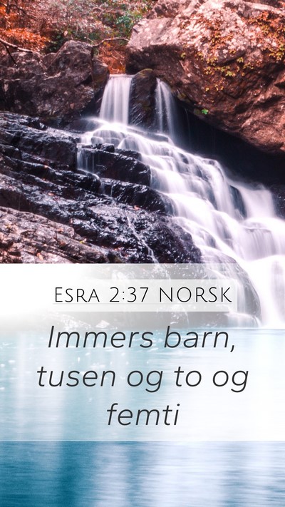 Esra 2:37 NORSK Bible Verse Image