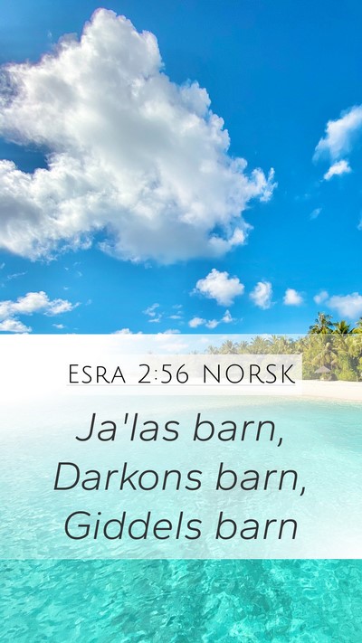 Esra 2:56 NORSK Bible Verse Image